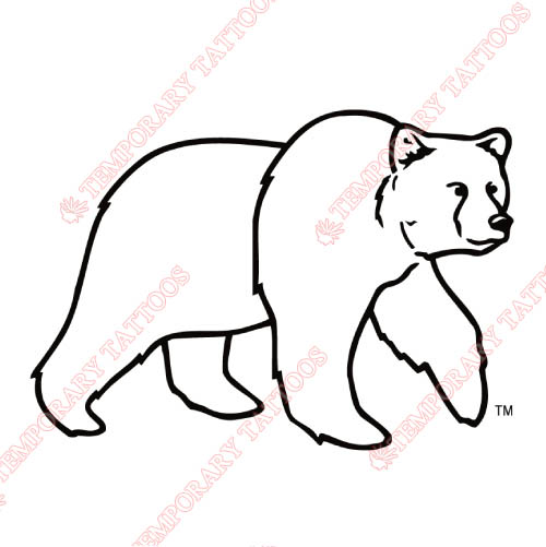 Montana Grizzlies Customize Temporary Tattoos Stickers NO.5173